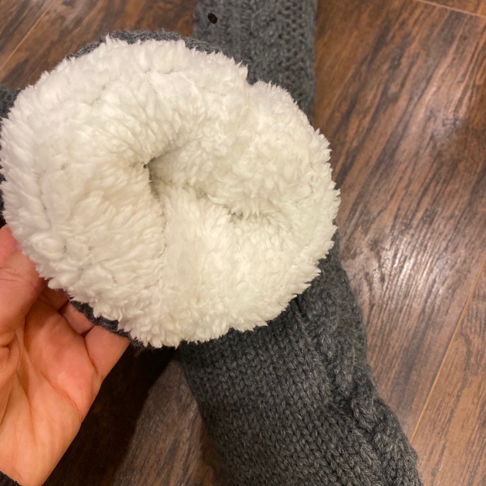 Fleece Lined Slipper Socks - Picture 3 of 3